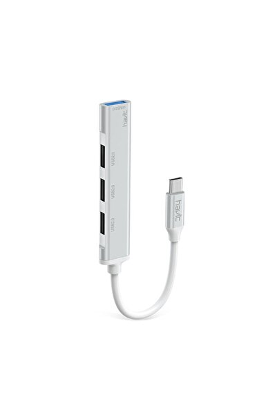 Havit Διανομέας USB-C 4 σε 1 HB41, 4 θύρες USB A, Ταχύτητα μεταφοράς δεδομένω...