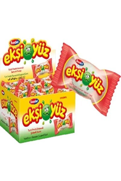 SAADET EKŞİYÜZ TUTTİ FRUTTİ AROMALI SAKIZ (1 Paket 100 Adet)