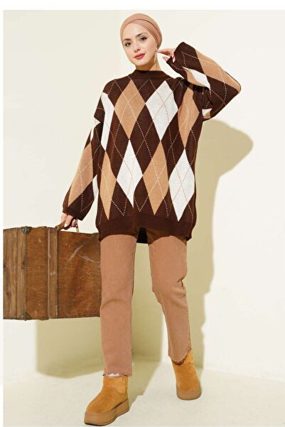 HELNORA Baklava Patterned Tunic - Sweater