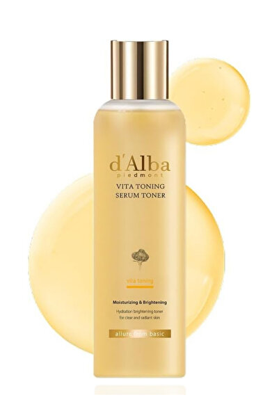 D'alba Piedmont تونر فيتا تونينج سيروم - لتفتيح البشرة وترطيبها وتعزيز إشراقتها
