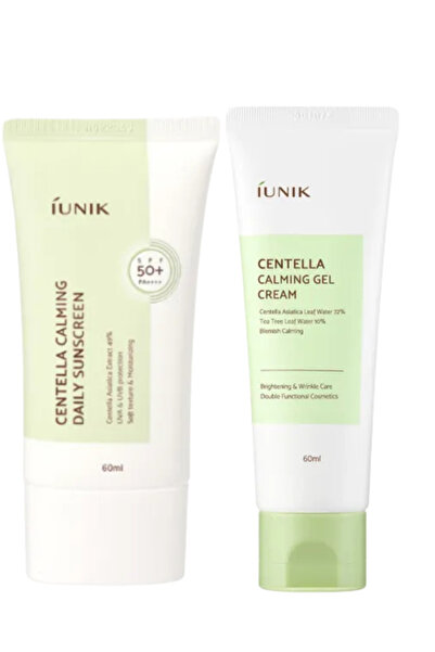 iUNIK Centella Gel Cream + SPF50+ Sunscreen Set – Soothing Hydration & UV Pro...