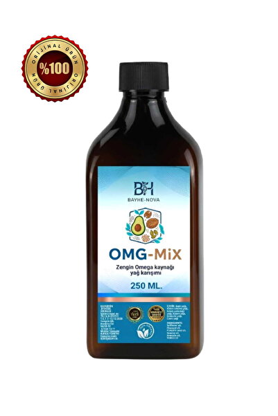bh bayhekim Bayhekim Omg-Mix Zengin Omega Kaynağı Yağ Karışımı – 250 Ml.