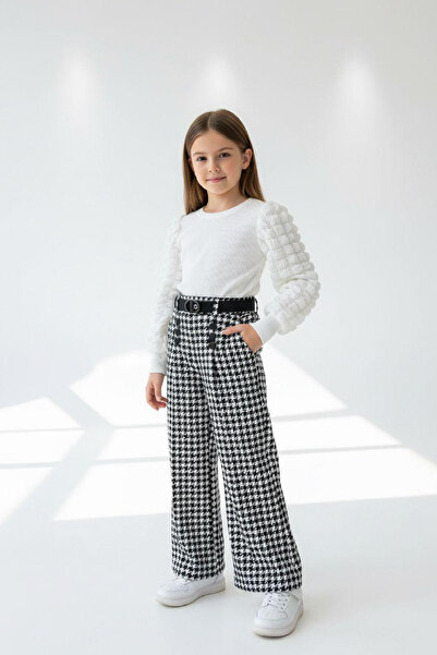 MODANINO Set 2 piese pentru fete (pantaloni + bluză) 6-10 ani 12496