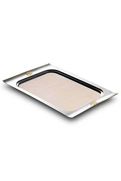 Jumbo Elefian Altın Dekoratif Tepsi