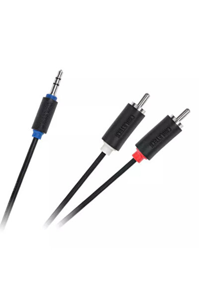 OEM Cablu Jack 3.5 mm la 2x RCA 10m Cabletech