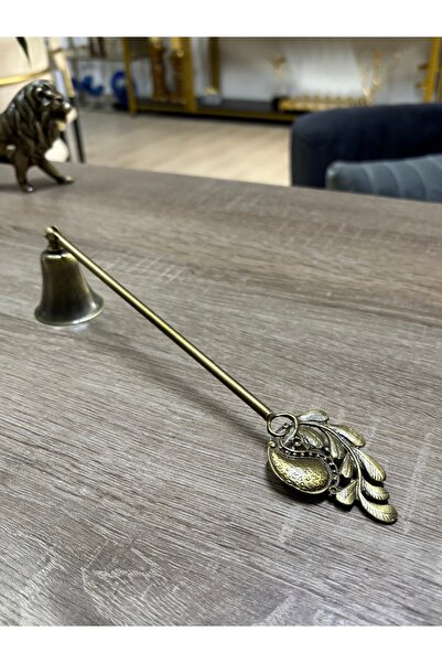 Mercan Tasarım Atölyesi LALEZAR MUM SÖNDÜRÜCÜ-ANTİK BRONZ