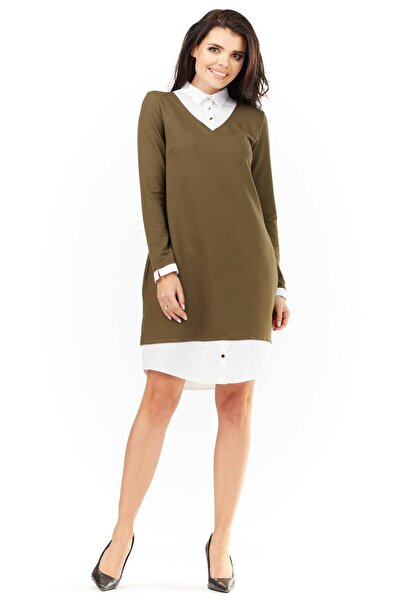 Awama Dress M150 - Khaki - S
