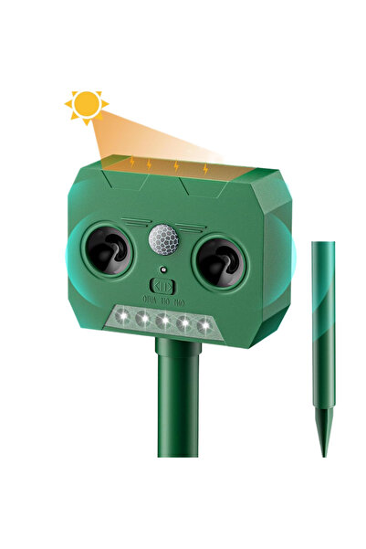 TodayShop Dispozitiv solar cu ultrasunete împotriva dăunătorilor - Repelent c...