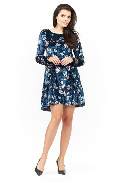 Awama Dress M149 - Navy - S/M