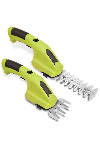 TodayShop Foarfecă electrică 2 în 1 cu baterie pentru tunderea arbuștilor și ...