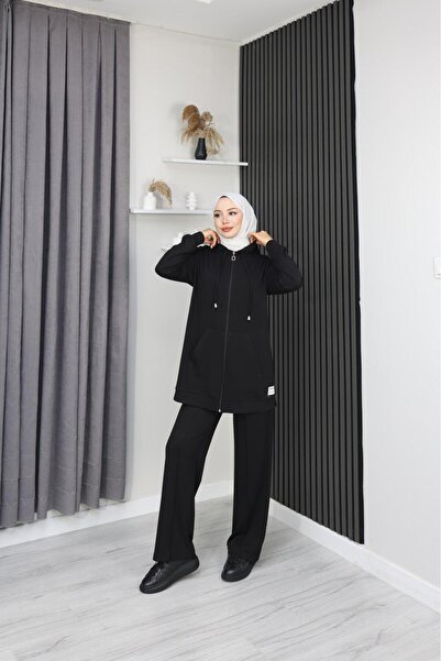 GÖZDE GİYİM Modal Double Suit with Hood