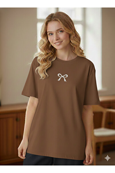 Modaikon Kurdele Printed Oversized Summer T-Shirt