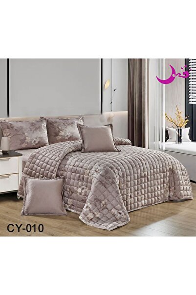 Moon مفرش مضغوط مخمل نفر ونص 4 قطع