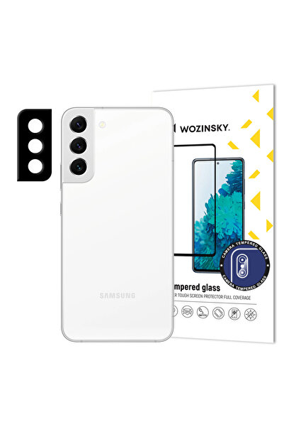 WOZINSKY Protector de sticlă pentru cameră Samsung Galaxy S22 Plus, negru
