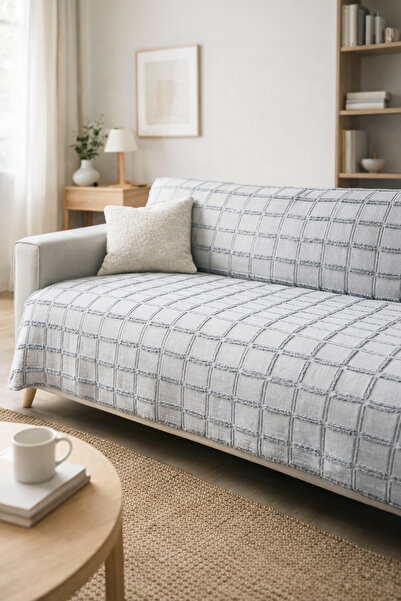 Decomia Home Kalia Рельєфний м'який чохол для дивана Багатофункціональний пле...