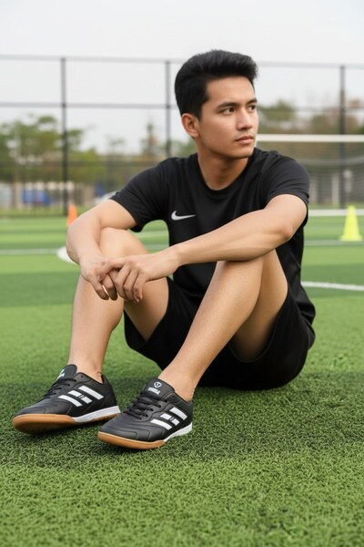 EGE GİYİM VE AYAKKABI Pantofi de futsal TWİNGO 227 BLACK ROLLER