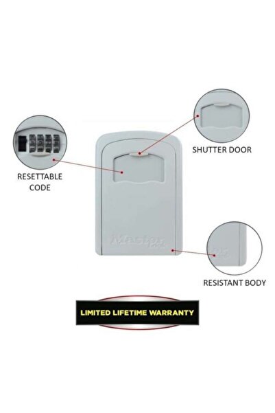 Master Lock Cutie de chei MasterLock 5401EURDCRM cu cod, gri