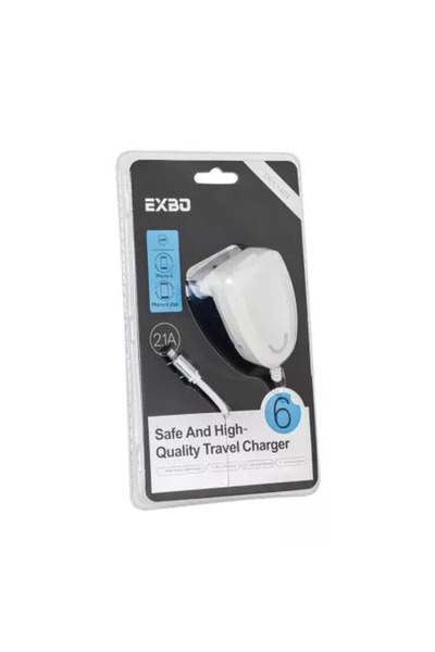 OEM 2.1A mains charger for iPhone 5 or iPhone 6