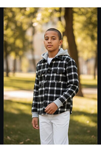 Gala Striped Hooded Unisex Children's Shirt