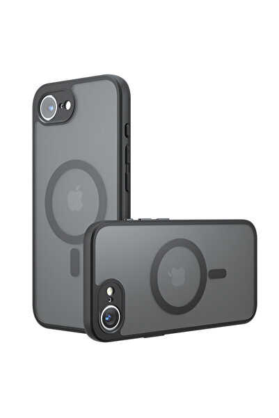 Techsuit Θήκη PureFrost MagSafe για iPhone 16e, σε μαύρο χρώμα