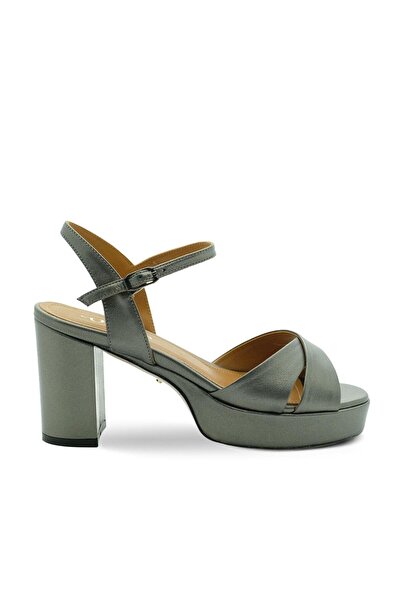 Vario Genuine Leather Platform Shoes J24 Antracite