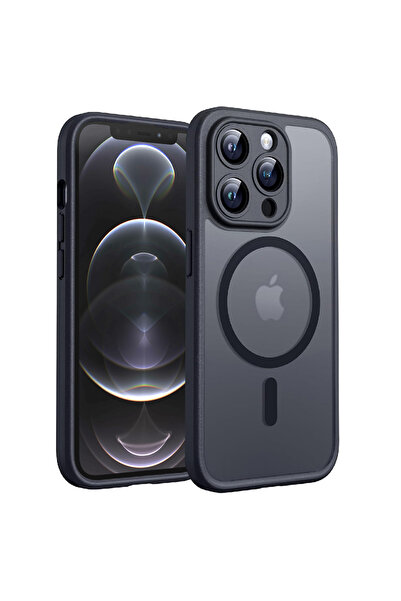 Techsuit Husa iPhone 12 Pro PureFrost MagSafe, negru frost