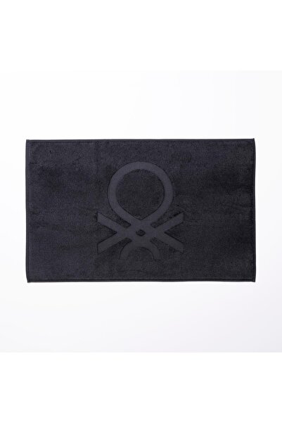 Benetton %100 Pamuk Siyah 50x80 cm Banyo Paspas Havlu