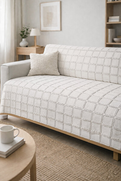 Decomia Home Kalia Рельєфний м'який чохол для дивана Багатофункціональний пле...