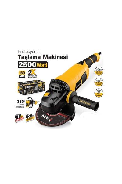 SGS Taşlama Makinesi 2500w 180 mm