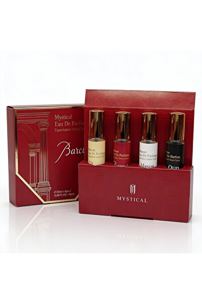 Mystical Barrrat, set cadou parfum, colecție elegantă 4 buc x 20 ml