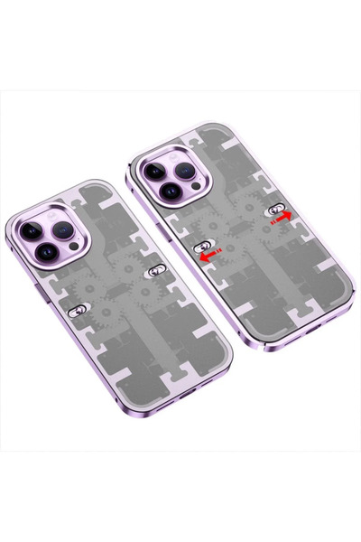 BSN STİL Bsnshop 13 Pro Case Mechanical Bumper Cover - Deep Purple 1058986