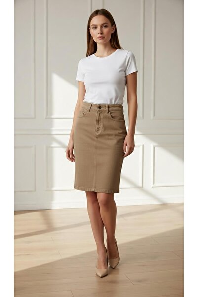 hancez Denim Etek 1039