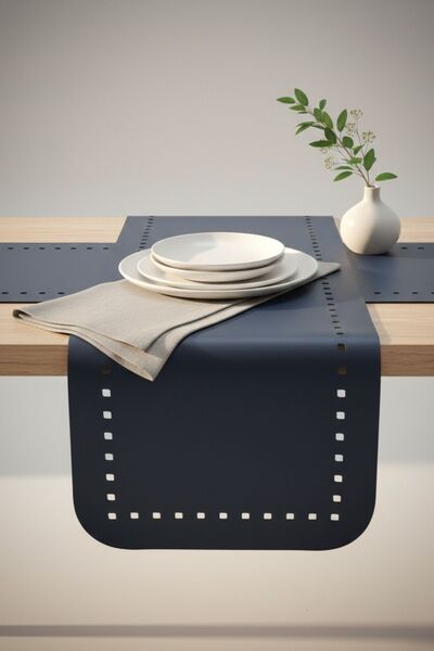 Grand Fine Art 1 τεμάχιο δερμάτινο ράντερ-40x140 εκ.-Δερμάτινο κάλυμμα τραπεζιού