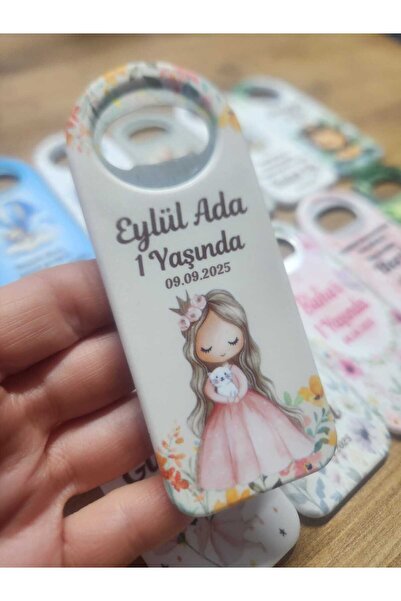 fırsatlar diyarı Prenses Açacak Magnet Yeni Doğan Bebek Mevlit 6 Ay Kınası Ba...
