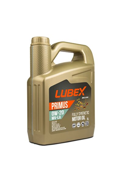 Lubex Primus MV-LA 0W20 5 Lt Partiküllü Motor Yağı