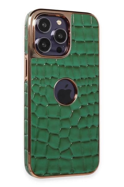 BSN STİL Bsnshop 14 Pro Case Snake Cover - Dark Green 1058986