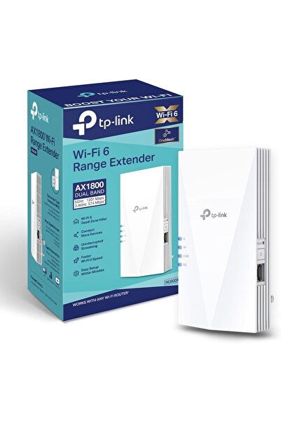 TP-LINK RE600X AX1800 Wi-Fi 6 Range Extender White