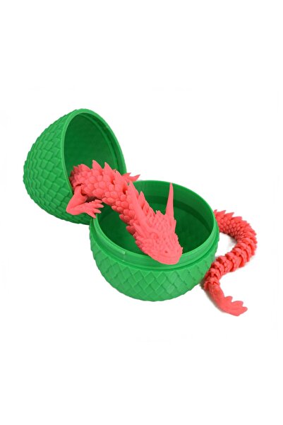 Sani Figurine Sani, Dragon in Egg 90 x 115 mm, Green, Pink
