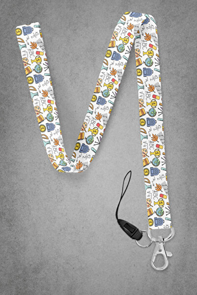 BUEMİ حزام رقبة للمعلم والطالب، حبل تعليق للرقبة، حامل للبطاقات والهواتف - BA...