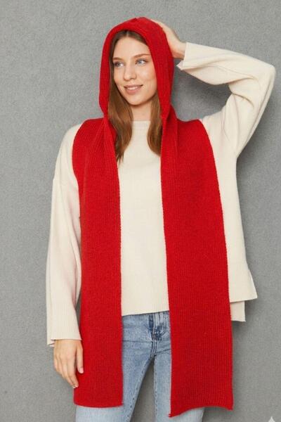 Irmak Kerekli Eșarfă cu glugă cu textura moale pentru femei, șal cu glugă tri...