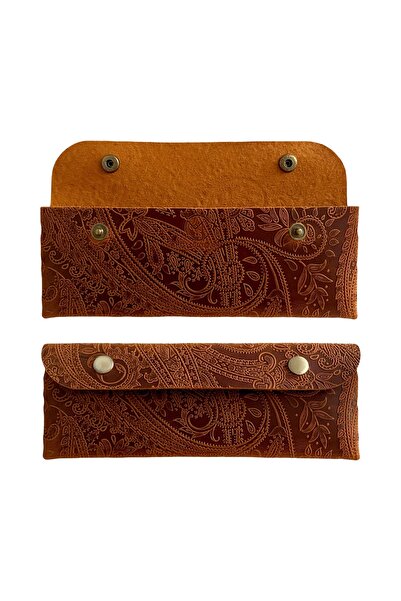 Mess collection Suport pentru stilouri din piele, husă mică din piele natural...