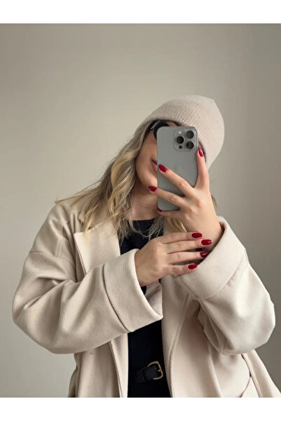 LEROSY CO. Soft Textured Beanie Cream