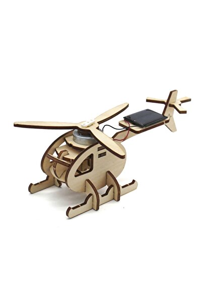 Generic Solar-powered airplane puzzle puzzle toy for children