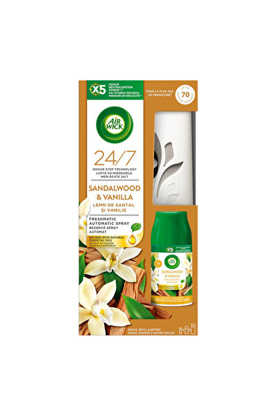 Air Wick Set of 2 x Air Wick Automatic Room Freshener, Sandalwood and Vanilla...