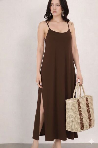 CNG MODA Сукня з модалу великого розміру з вільним кроєм