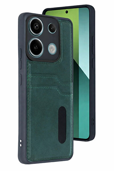 BSN STİL حافظة جلدية من BSNSHOP لهاتف Xiaomi Redmi 15C 4G مع حامل بطاقات - أخ...