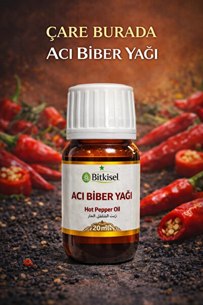 Çare Burada Bitkisel Acı Biber Yağı 20 Ml