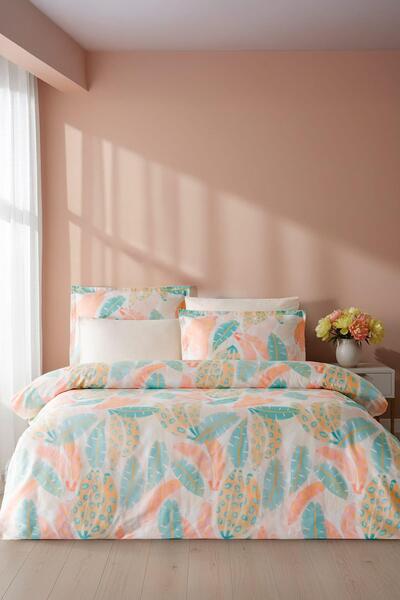 Soley Paradise |   100% Cotton Satin Double Duvet Cover Set