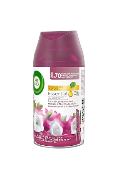 Air Wick Set 2 x Rezerve Odorizant de Camera Spray Essential Oils, Satin si F...