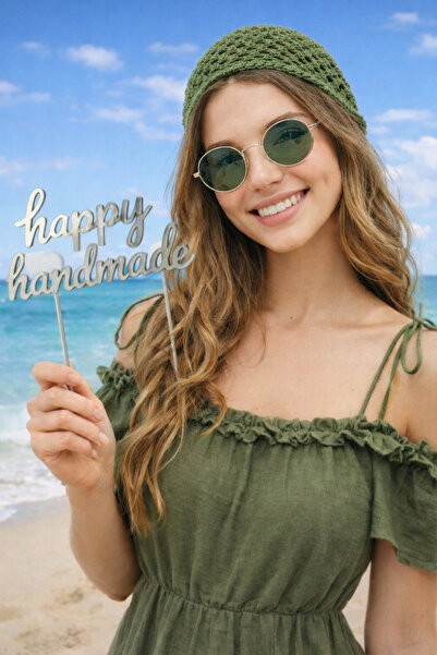 HAPPY HANDMADE Crochet Hat & Beanie/Summer Beanie/Vacation/Sea Beach Accessor...